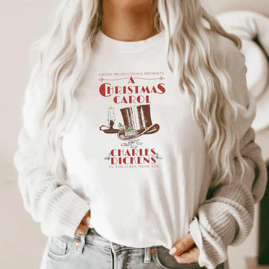 Charles Dickens Vintage Christmas Shirt
