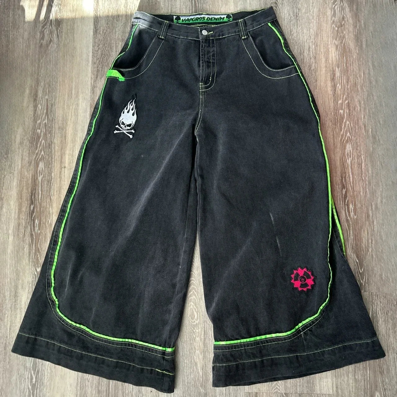 Wide-Leg loose Alien Denim Jeans