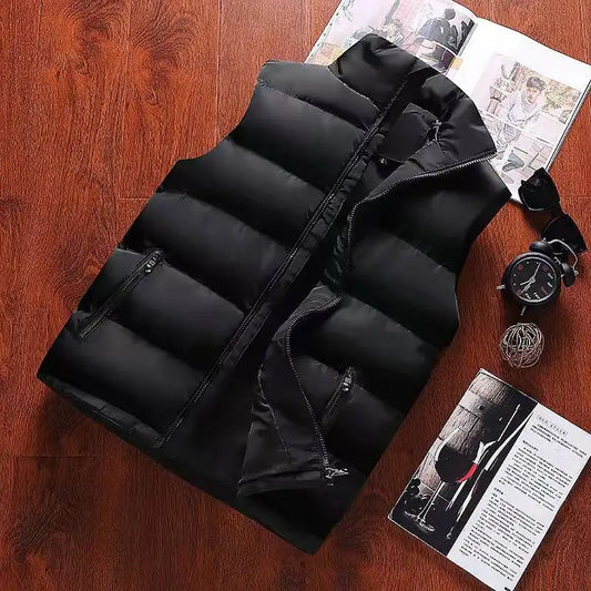 Sleeveless Puffer Vest Jacket For Men