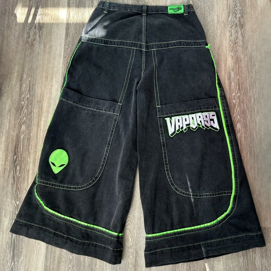 Wide-Leg loose Alien Denim Jeans